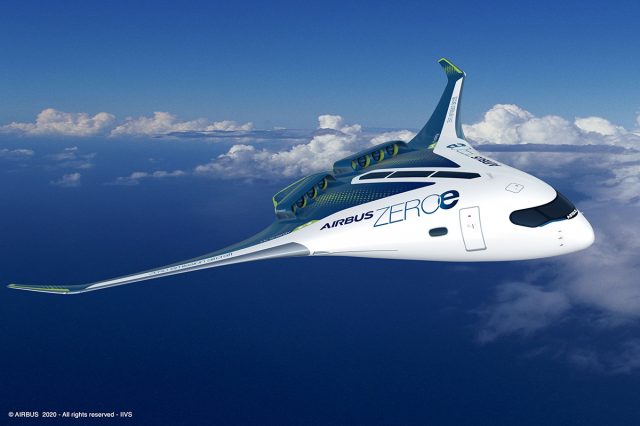 Airbus diseña el primer avión sin emisiones